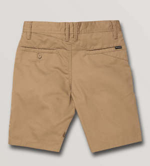 Volcom Kids Shorts Age 6-8 22” Volcom Frickin Chino Short (Boys) - Khaki