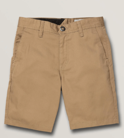 Volcom Kids Shorts Age 8-10 24" Volcom Frickin Chino Short (Boys) - Khaki