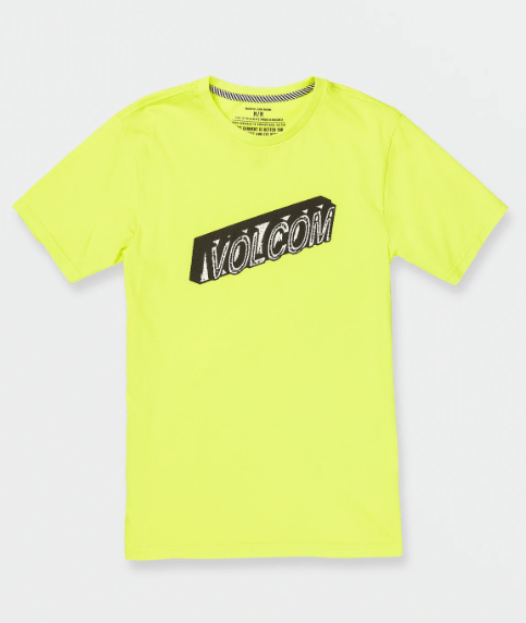 Volcom Kids T-Shirt Small Volcom Boys Lexip Short Sleeve Tee - Limeade