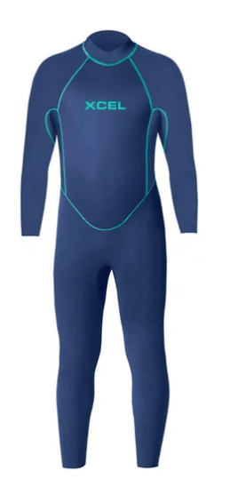 XCEL 3/2 Wetsuit 1 XCEL Toddlers fullsuit 3/2 faint blue/ pistachio